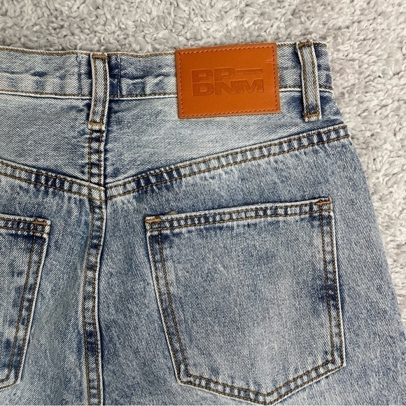 Princess Polly Jeans Womens 0 High Rise Casual Light Acid Wash Denim Grunge - Picture 6 of 6